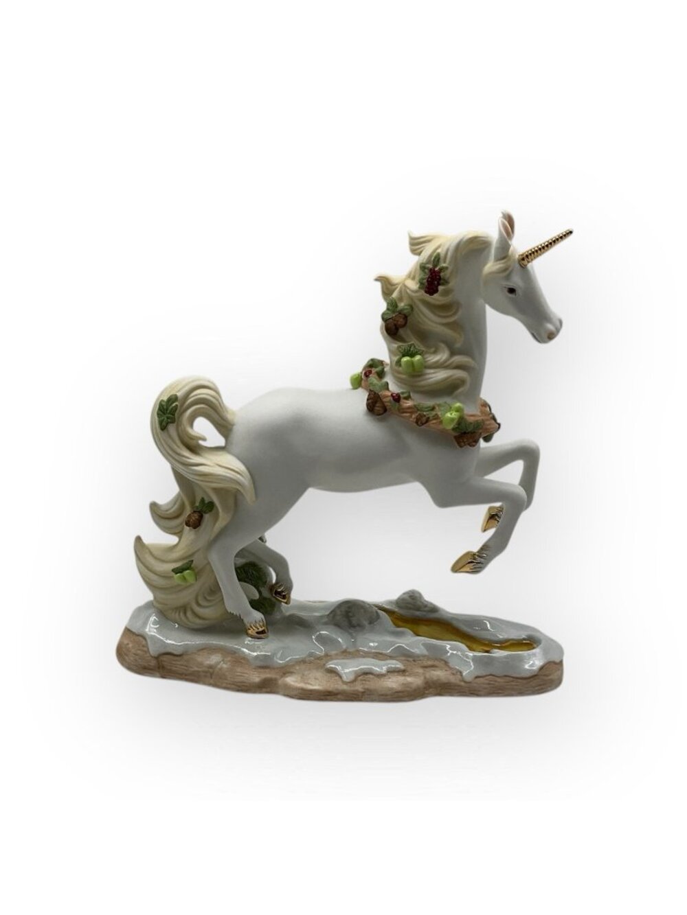 Lenox "Yuletide Bliss" Unicorn Figurine from Princeton Gallery Collectible NEW